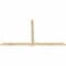 Ekena Millwork Eugene Rough Sawn Timber Gable Bracket, Douglas Fir, 96"W x 56"H x 2"D x 4"F, 14/12 Pitch GBW096X56X0204EUG00RDF - alternate 3